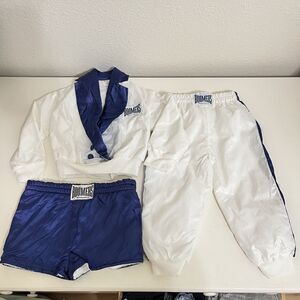 Vintage Boomers Beverly Hills Baby Warm-Up Boxing 3-Pc Outfit Size XS 6 Months